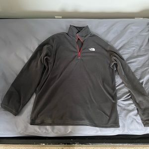 North Face Grey Quarter Zip